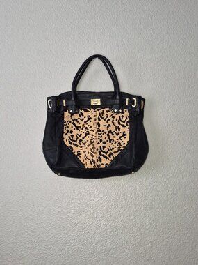 Rachel Zoe Lepard Bag Broken Hardware Handbag Designer Purse Bag